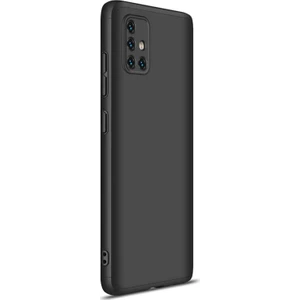 Samsung Galaxy A71 Kılıf Double Dip 360 Protective Siyah
