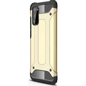Samsung Galaxy S20 Kılıf Rugged Armor Gold