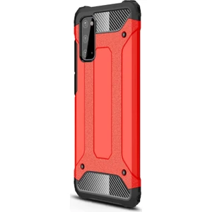 Samsung Galaxy S20 Kılıf Rugged Armor Kırmızı