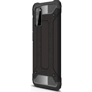Samsung Galaxy S20 Kılıf Rugged Armor Siyah