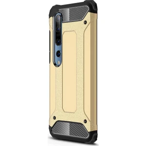 Xiaomi Mi 10 Kılıf Rugged Armor Gold