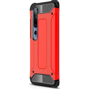 Xiaomi Mi 10 Kılıf Rugged Armor Kırmızı