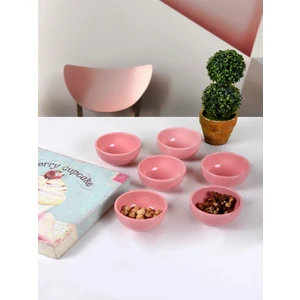 Pembe Bulut Mini Çerezlik / Sosluk 8 Cm 6 Adet