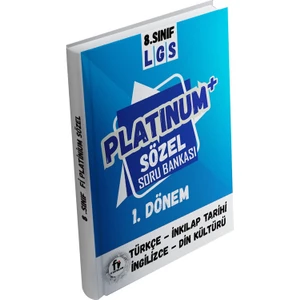 Fi Yayınları 8. Sınıf LGS Platinum Sözel  Soru Bankası 1.Dönem