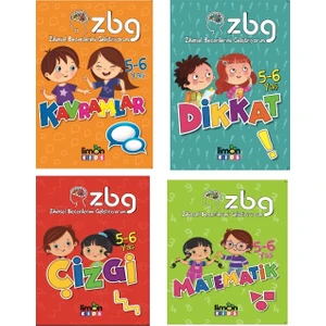 Pedagog Onaylı 5-6 Yaş Zihinsel Beceri Geliştirme Seti - 4 Kitap
