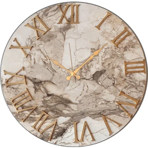 Mermer Desenli Duvar Saati