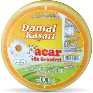 Acar Süt Damal Kaşar Peynir - 1 kg.