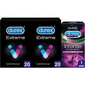 Extreme  40’lı Prezervatif + Little Devil Titreşimli Halka
