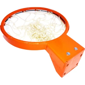 Adelinspor Standart Basketbol Çemberi 45 cm Esneyen Yaylı , Halkalı Ağ Bağlantısı