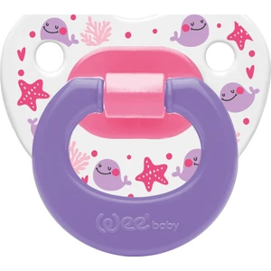 Wee Baby Desenli Damaklı Emzik No:3 - Mor
