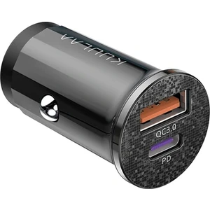 Kuulaa 48W USB + Type-C Çift Çıkışlı Mini Hızlı Araç Şarj Cihazı AL-32044