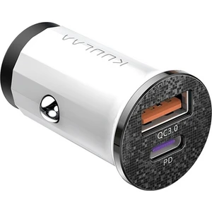 Kuulaa 48W USB + Type-C Çift Çıkışlı Mini Hızlı Araç Şarj Cihazı AL-32044