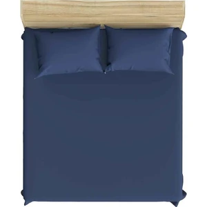 Battal Boy Penye Lastikli Çarşaf 180 x 200 Cm Koyu Lacivert