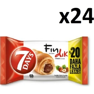 7days Fındık Kremalı Kruvasan 72 gr 24'lü 1 Koli
