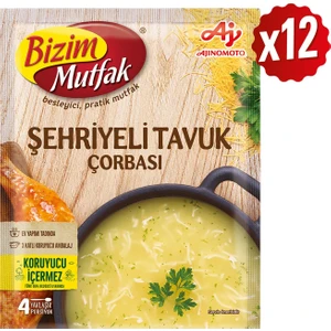 Bizim Mutfak Şehriyeli Tavuk Çorbası 51 gr 12'li Paket