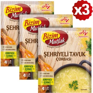 Bizim Mutfak Şehriyeli Tavuk Çorbası 51 gr 3'lü Paket
