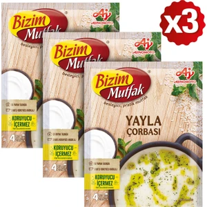 Bizim Mutfak Yayla Çorbası 80 gr 3'lü Paket