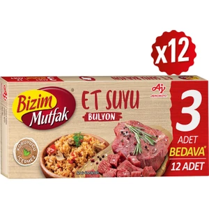 Bizim Mutfak Et Suyu Bulyon 12'li 120 gr x 12'li Paket