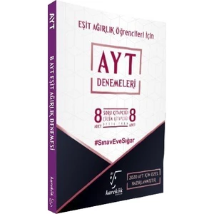 Karekök Yayıncılık AYT Eşit Ağırlık 8’li Deneme Sınavı 2020