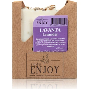 Doğal Lavanta El Yapımı Yüz, Saç ve Vücut Sabunu 100 gr