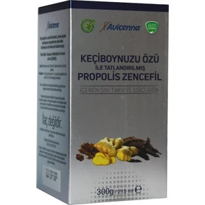 Keçiboynuzu Özü ile Tatlandırılmış Propolis Zencefil 300 gr