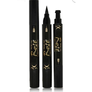 Rose Bir Tarafı Kalem Bir Tarafı Ay Baskılı Eyeliner