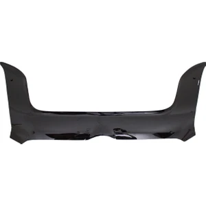 Fiat Doblo Ön Kaput Koruyucu Rüzgarlık Deflektör Akrilik ABS 4mm Parlak Siyah 2010-2015