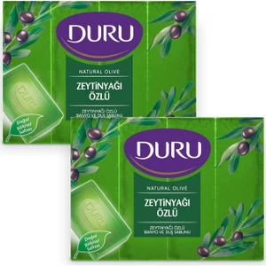 Natural Olive Zeytinyağlı Banyo Sabunu 8'li - 2 x 600 gr