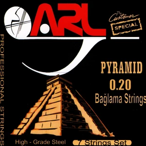 Arl Pyramid Uzun Sap Bağlama Teli 0.20 1 Takım (7 String Set )