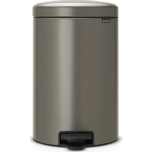 Çöp Kutusu 20 lt Newicon Pedallı Platin Rengi
