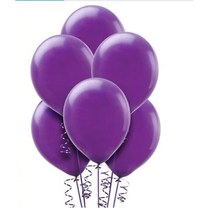 Pera Balon Metalik Mor Balon 20'li