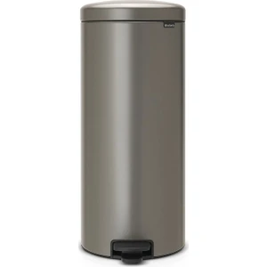 Çöp Kutusu 30 lt Newicon Pedallı Platin Rengi