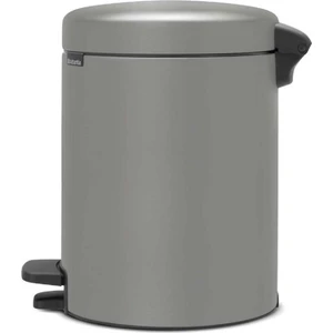 Çöp Kutusu 5 lt Newicon Pedallı Concrete Grey