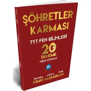 Kr Akademi Yayınları Şöhretler Karması TYT Fen Bilimleri 20 Deneme