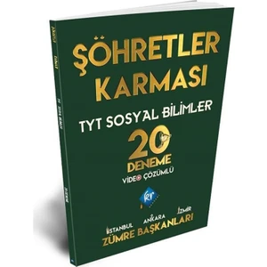 Kr Akademi Yayınları Şöhretler Karması TYT Sosyal Bilimler 20 Deneme