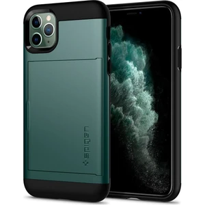 Apple iPhone 11 Pro Max Kılıf Slim Armor CS Midnight Green - ACS00413