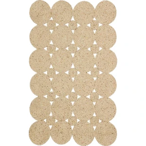Ennhalı Patna Ptn 01 Natural Jüt Halı El Dokuma Örgü Hasır Kilim