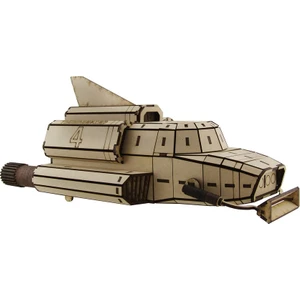 3D Sergi Ahşap TB 4 Aracı Maketi 212 Parça
