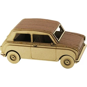 3D Sergi Ahşap Mini Cooper Araba Maketi 98 Parça