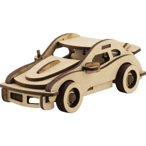 3D Sergi Ahşap Porsche Araba Maketi 39 Parça
