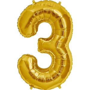3 Folyo Balon Gold