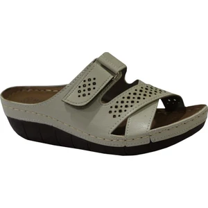 Mehmet Mete 2354 Bej Mulex Anatomik Kadın Terlik