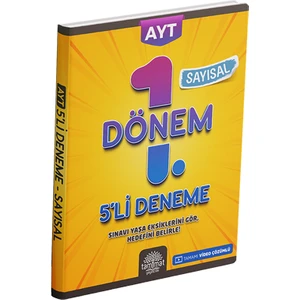 Tammat Yayıncılık AYT 1.Dönem Sayısal 5'li Deneme 2020 Yeni Müfredat