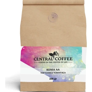 Central Coffee Kenya Top Karigu Kirinyaga 200 gr Çekirdek