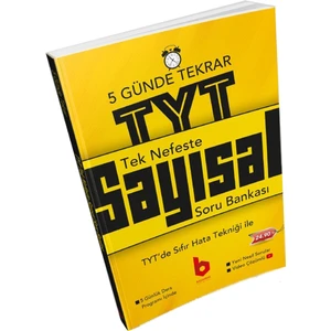 Basamak Yayınları Tek Nefeste TYT Tekrar Sayısal Soru Bankası