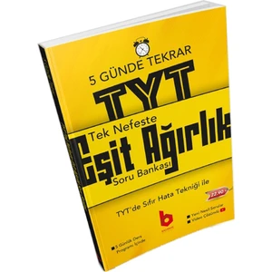 Basamak Yayınları Tek Nefeste TYT Tekrar Eşit Ağırlık Soru Bankası