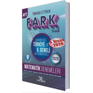 Yayın Denizi Yayınları AYT Matematik Fark Tekrar Ettiren 14 x 40 Denemesi