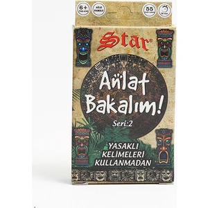 Anlat Bakalım Kelime Oyunu Seri:2 Hafıza Geliştirici Eğlenceli Aile Oyunu 55 Kart
