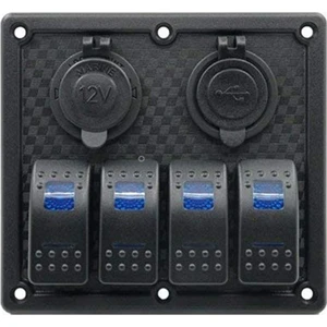 Switch Panel 4'lü USB +Cakmaklik