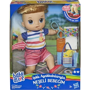 Baby Alive Işıklı Ayakkabılarıyla Neşeli Erkek Bebeğim